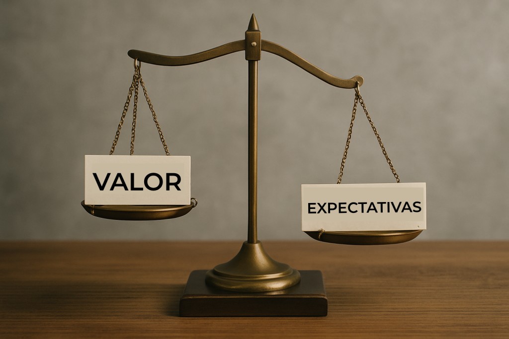 valor x expectativa - minha vida dos sonhos - mvds